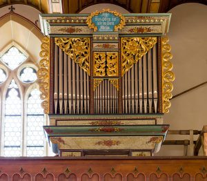Blick auf die Fichslin-Orgel