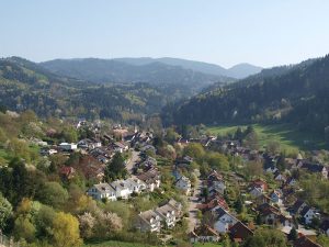 Sulzburg vom Castellberg aus gesehen