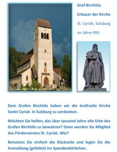 Info Flyer Förderverein St. CYriak